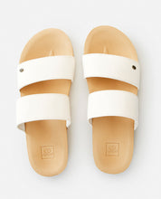 Load image into Gallery viewer, Rip Curl Saltwater Culture Dual Strap White Womens Slip On Slides Sandals UK 6