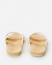 Load image into Gallery viewer, Rip Curl Saltwater Culture Dual Strap White Womens Slip On Slides Sandals UK 6